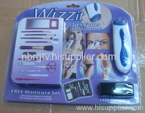 wizzit tweezers with manicure set as seen on tv