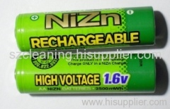 ECO more powerful Ni-Zn rechargeable batteries