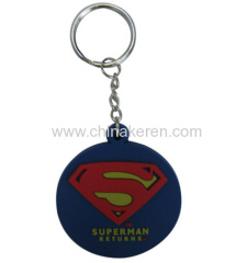 Factory promotion gifts 3D soft pvc keychain