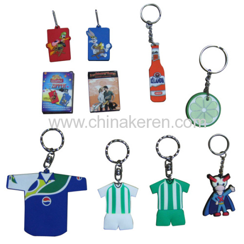 2013 fashion soft pvc keychain