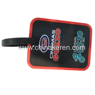 soft pvc promotion luggage tags