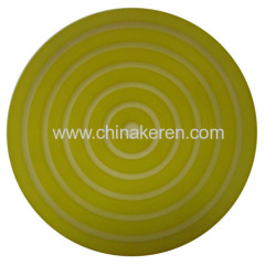 2013 soft PVC green Coaster