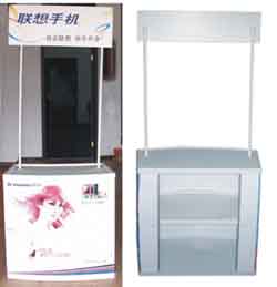 plastic portable counter|promotional counter display|stand display|promotional stand|display products in China