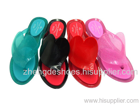 pvc lady's jelly slippers,slippers,women's slippers