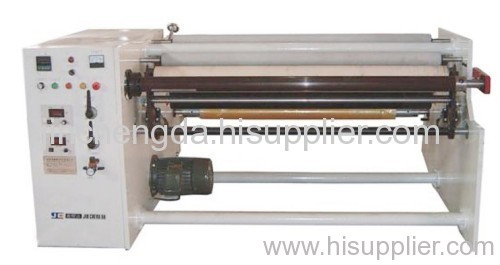 adhesive tape rewinding machine