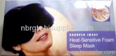 heat-sensitive foam sleep mask
