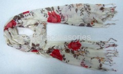 viscose printed scarf