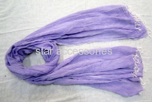 cotton plain scarf