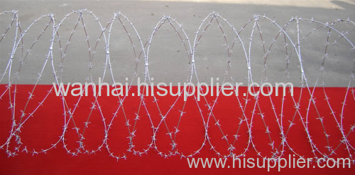 single strand galvanized barbed wire