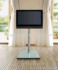 Clear Glass LCD Plasma Stand