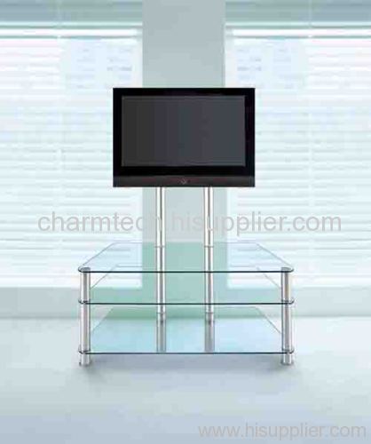 New Silver Aluminum Tube LCD Stand