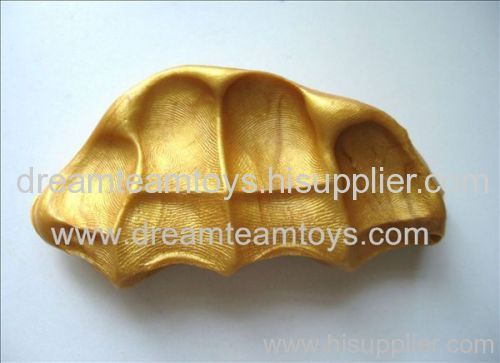 gold silly putty