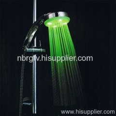 Color changing led shower head