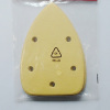 yellow coated triangle sanding sheet