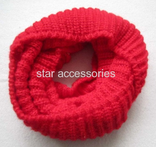 acrylic knitted thick snood