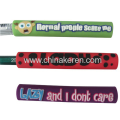 fashion soft pvc pen covers