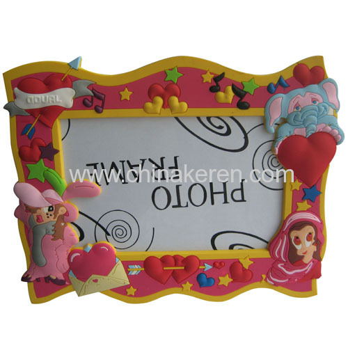 fashion soft pvc photo frame