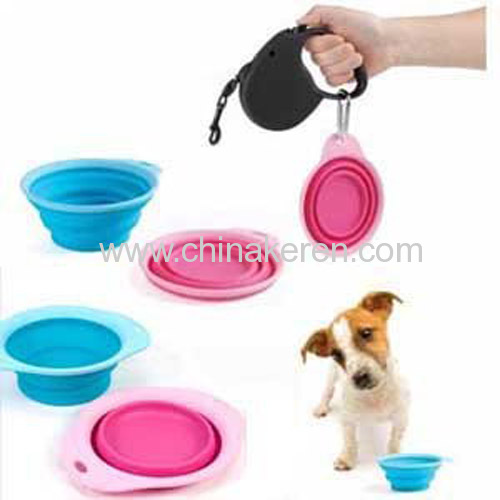 silicone Folding pet bowl