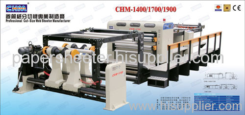 Rotary paper and board sheeters cutters