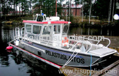 aluminum working boat