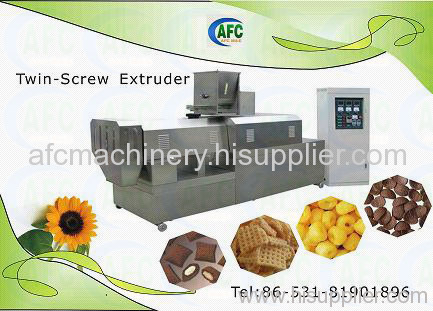 Inflating Food Machinery----Double-screw Extruder