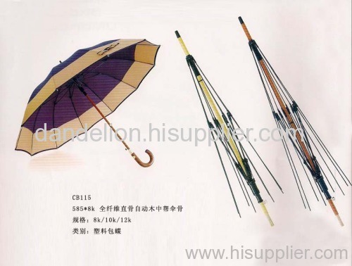 wood umbrellas