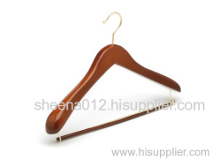 Deluxe wooden hanger