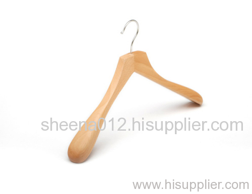 Deluxe wooden hanger