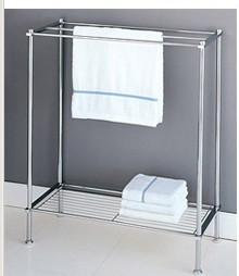 towel rack free-standing