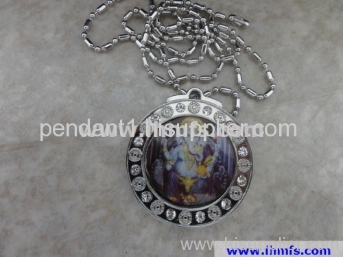 Fashion and healthy stainless steel energy pendant oem odm sunflower energy pendant