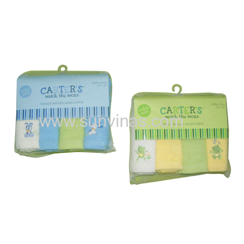 infant cotton wash cloth