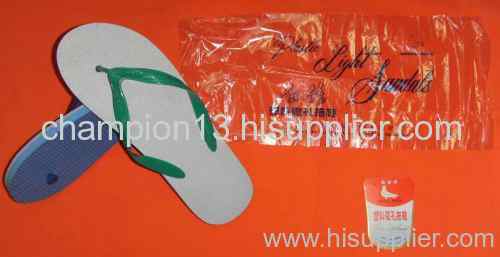 white dove plastic light slipper