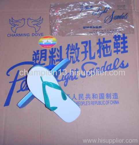 Charming dove plastic light sandals