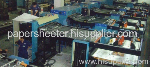 Rotary paper and board sheeter cutter/paper cutting machine/paper sheeting machine