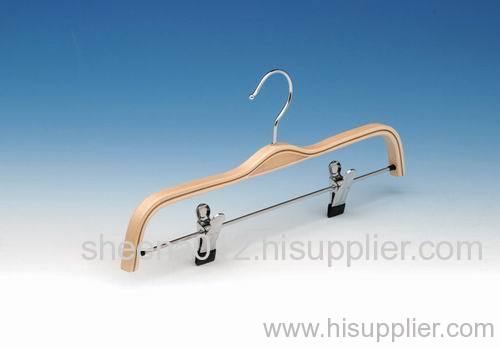 Laminated wooden hanger