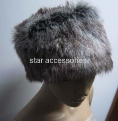 fake fur hat with polyester lining
