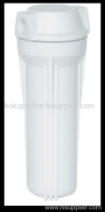 single clear water filter housing