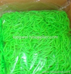 Green plastic chain