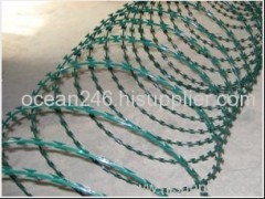 PVC Coated Razor Barbed Wire