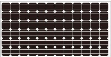 185W Monocrystalline solar panel