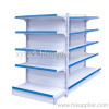 double-sided supermarket shelving