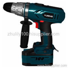 18V Li-ion Cordless Impact Drill with 2 speed