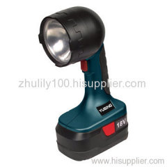 18v/19.2v/21.6V Li-ion battery cordless flashlight