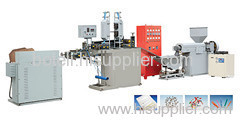 PE zipper making machine