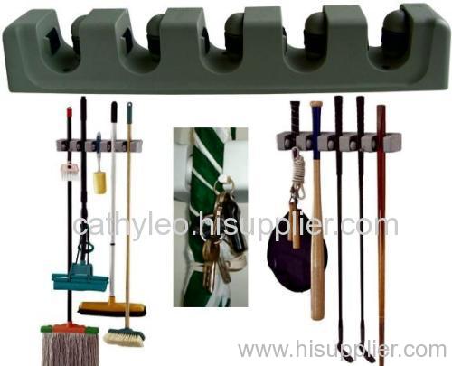 Manufacturer Price Patent Product 5 Slots mop holder, broom holder & tool holder