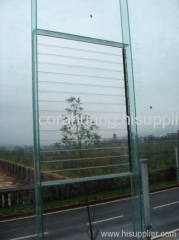 sheet glass for louver