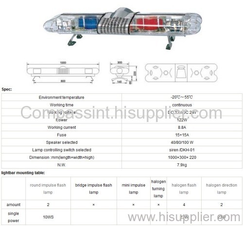 police lightbar