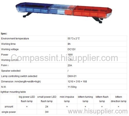 Police lightbar