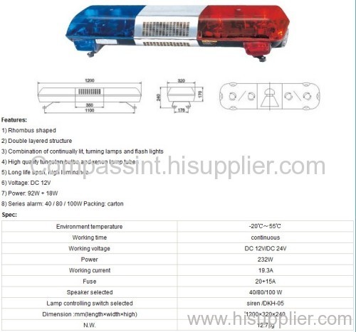 Police lightbar