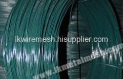 Green PVC Coated Wire